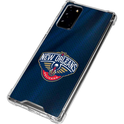 NBA New Orleans Pelicans Jersey Galaxy Note20 5G Clear Case