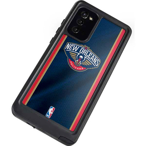 NBA New Orleans Pelicans Jersey Galaxy Note20 5G Waterproof Case
