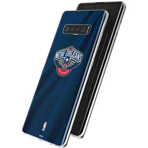 NBA New Orleans Pelicans Jersey Galaxy S10 Plus Skin