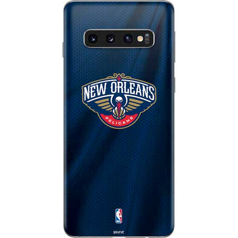 NBA New Orleans Pelicans Jersey Galaxy S10 Skin