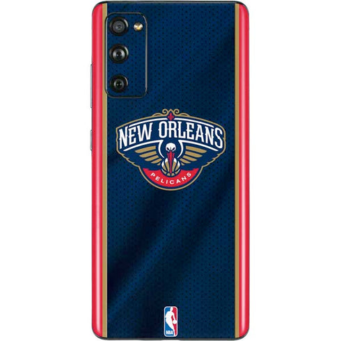 NBA New Orleans Pelicans Jersey Galaxy S20 Fan Edition Skin
