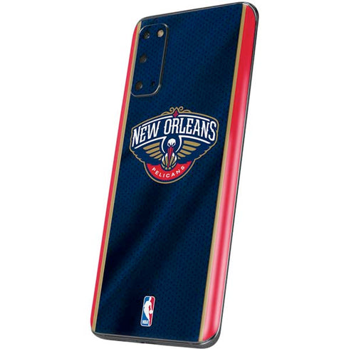 NBA New Orleans Pelicans Jersey Galaxy S20 Skin