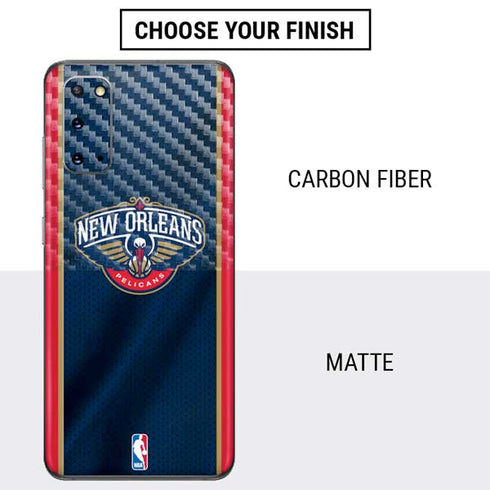 NBA New Orleans Pelicans Jersey Galaxy S20 Skin