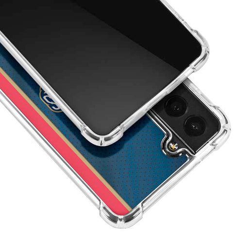 NBA New Orleans Pelicans Jersey Galaxy S21 FE Clear Case