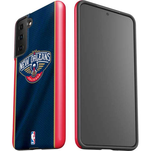NBA New Orleans Pelicans Jersey Galaxy S21 FE Pro Case