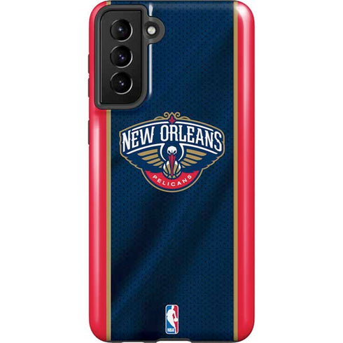 NBA New Orleans Pelicans Jersey Galaxy S21 Plus 5G Pro Case