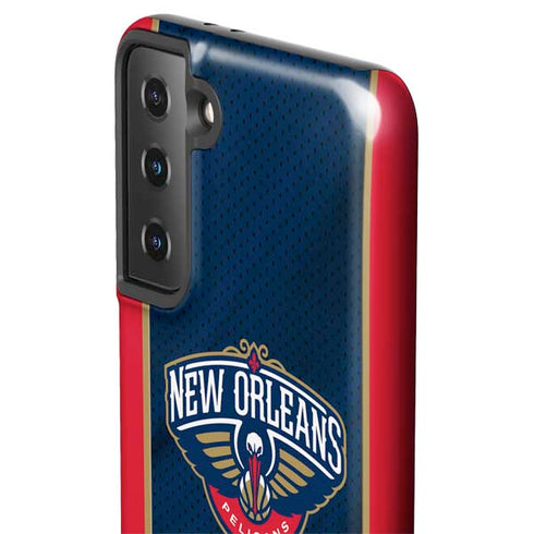 NBA New Orleans Pelicans Jersey Galaxy S21 Plus 5G Pro Case