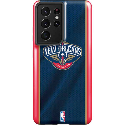 NBA New Orleans Pelicans Jersey Galaxy S21 Ultra 5G Pro Case
