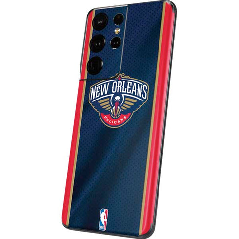NBA New Orleans Pelicans Jersey Galaxy S21 Ultra 5G Skin