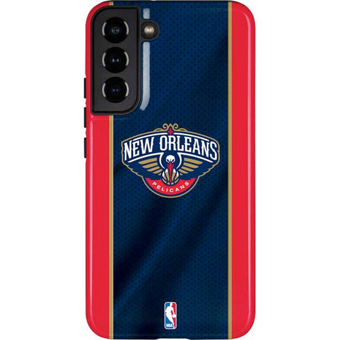 NBA New Orleans Pelicans Jersey Galaxy S22 Plus Pro Case