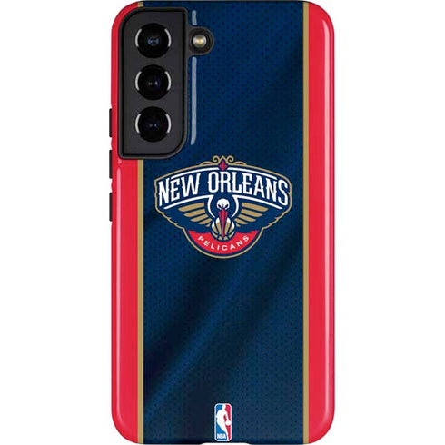NBA New Orleans Pelicans Jersey Galaxy S22 Pro Case