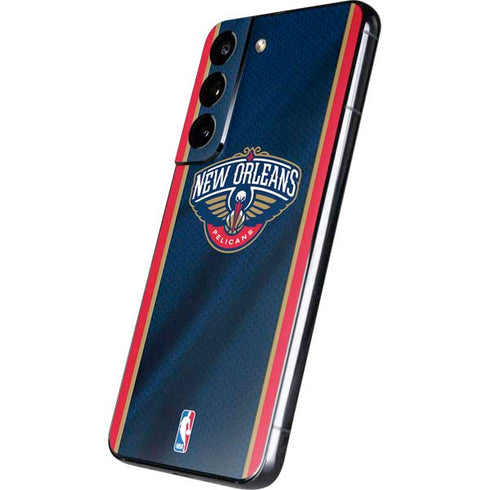 NBA New Orleans Pelicans Jersey Galaxy S22 Skin