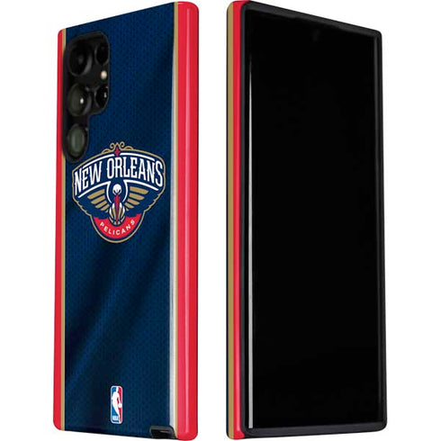 NBA New Orleans Pelicans Jersey Galaxy S22 Ultra Pro Case