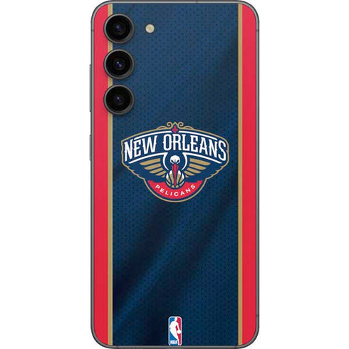 NBA New Orleans Pelicans Jersey Galaxy S23 Plus Skin