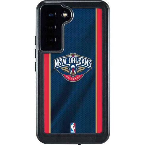 NBA New Orleans Pelicans Jersey Galaxy S23 Plus Waterproof Case
