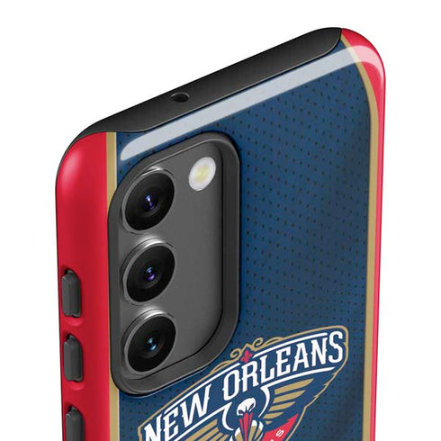 NBA New Orleans Pelicans Jersey Galaxy S23 Pro Case