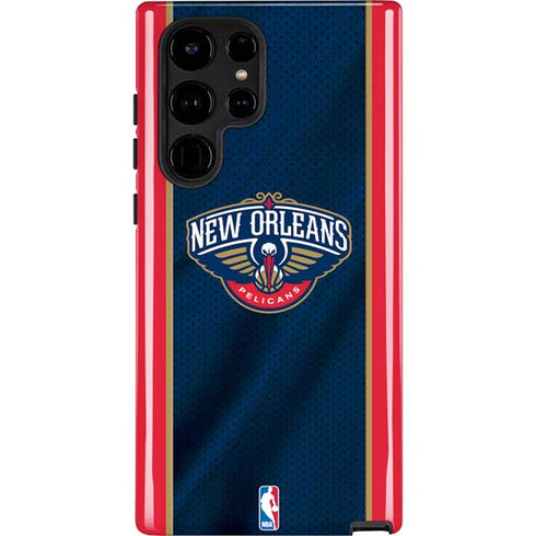 NBA New Orleans Pelicans Jersey Galaxy S24 Ultra Impact Case