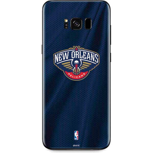 NBA New Orleans Pelicans Jersey Galaxy S8 Plus Skin