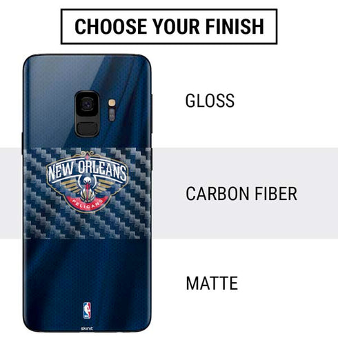 NBA New Orleans Pelicans Jersey Galaxy S9 Skin