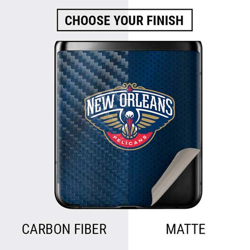 NBA New Orleans Pelicans Jersey Galaxy Z Flip Skin