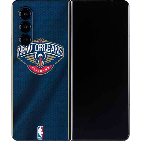 NBA New Orleans Pelicans Jersey Galaxy Z Fold4 5G Skin