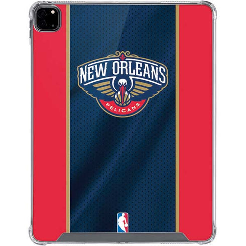 NBA New Orleans Pelicans Jersey iPad Pro 12.9in (2020) Clear Case