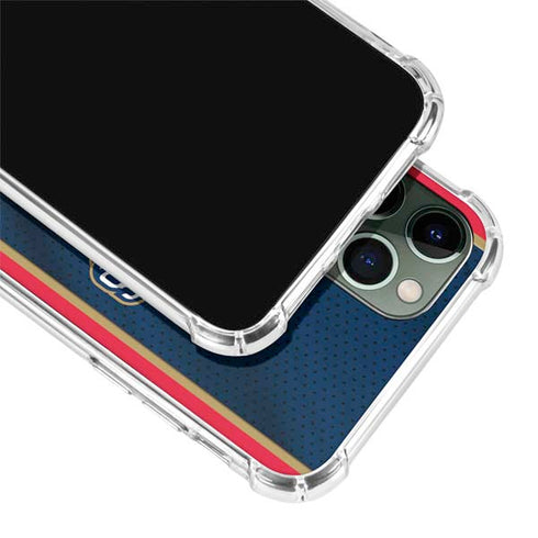 NBA New Orleans Pelicans Jersey iPhone 11 Pro Max Clear Case