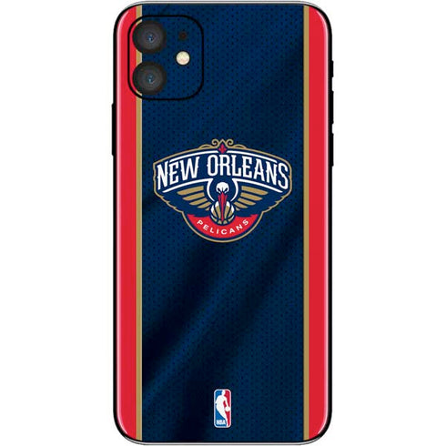 NBA New Orleans Pelicans Jersey iPhone 11 Skin