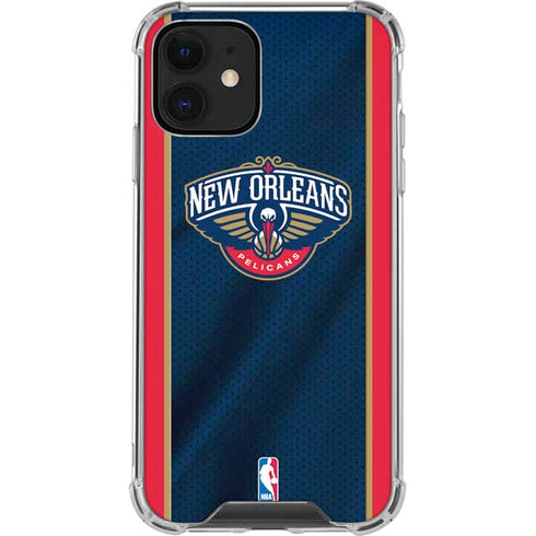 NBA New Orleans Pelicans Jersey iPhone 12 Clear Case