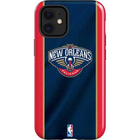 NBA New Orleans Pelicans Jersey iPhone 12 Mini Impact Case