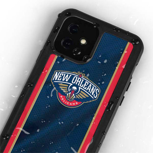 NBA New Orleans Pelicans Jersey iPhone 12 Mini Waterproof Case