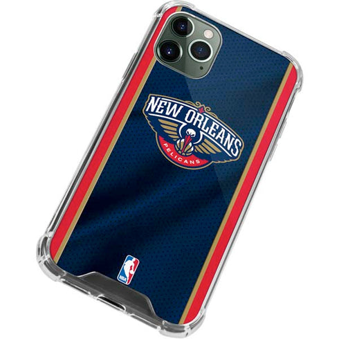 NBA New Orleans Pelicans Jersey iPhone 12 Pro Clear Case
