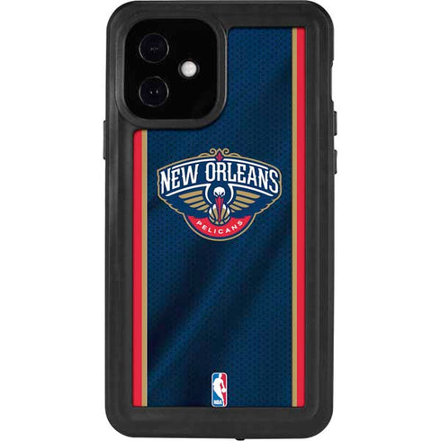 NBA New Orleans Pelicans Jersey iPhone 12 Waterproof Case