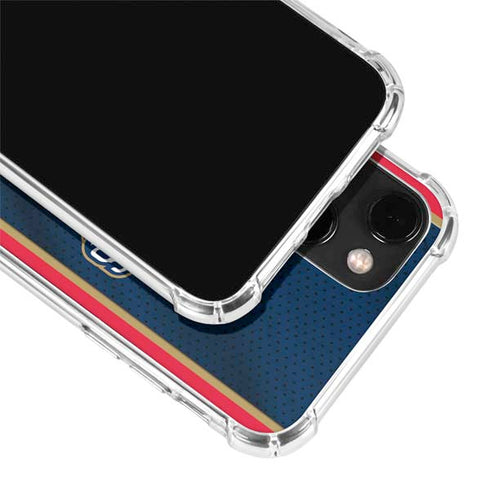 NBA New Orleans Pelicans Jersey iPhone 14 Clear Case