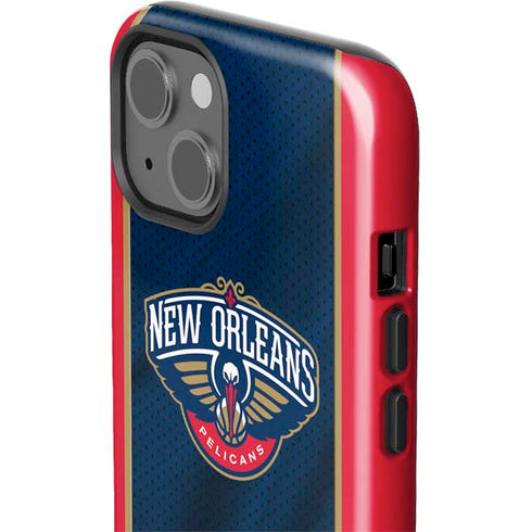 NBA New Orleans Pelicans Jersey iPhone 15 Plus Impact Case