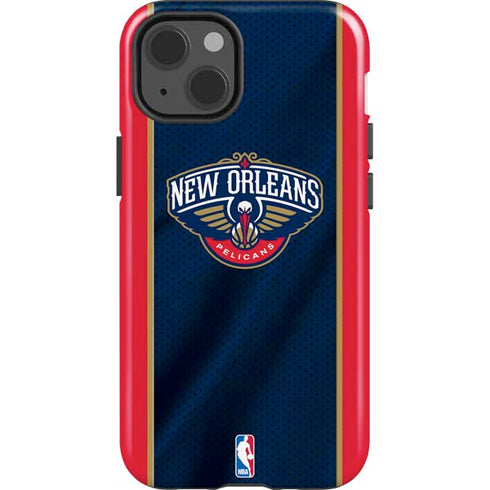 NBA New Orleans Pelicans Jersey iPhone 15 Impact Case