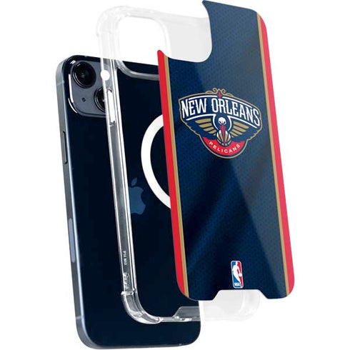 NBA New Orleans Pelicans Jersey iPhone 15 Plus MagSafe Case