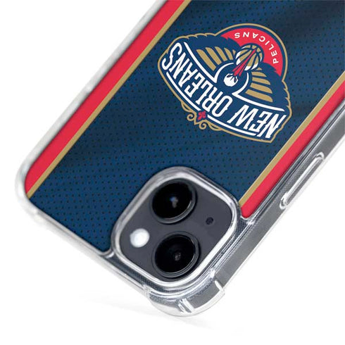 NBA New Orleans Pelicans Jersey iPhone 15 Plus MagSafe Case