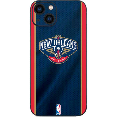 NBA New Orleans Pelicans Jersey iPhone 15 Plus Skin