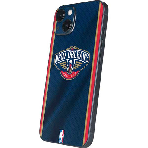 NBA New Orleans Pelicans Jersey iPhone 15 Plus Skin