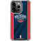 NBA New Orleans Pelicans Jersey iPhone 14 Pro Clear Case