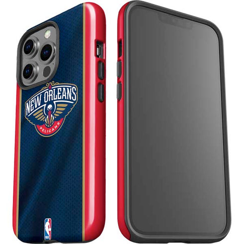 NBA New Orleans Pelicans Jersey iPhone 14 Pro Impact Case