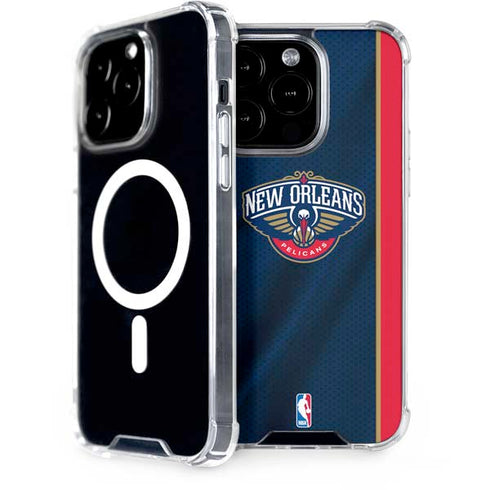 NBA New Orleans Pelicans Jersey iPhone 15 Pro MagSafe Case