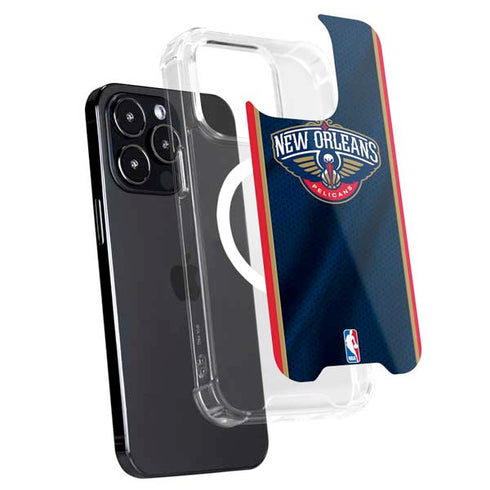 NBA New Orleans Pelicans Jersey iPhone 15 Pro MagSafe Case