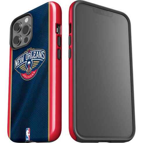 NBA New Orleans Pelicans Jersey iPhone 15 Pro Max Impact Case