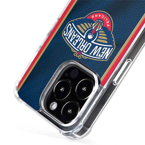 NBA New Orleans Pelicans Jersey iPhone 15 Pro Max MagSafe Case