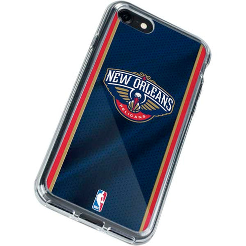 NBA New Orleans Pelicans Jersey iPhone SE (2nd & 3rd Gen) Clear Case