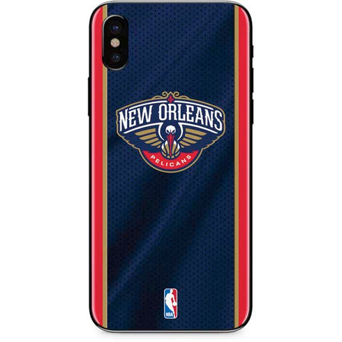 NBA New Orleans Pelicans Jersey iPhone XS Skin