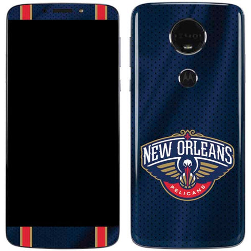 NBA New Orleans Pelicans Jersey Moto E5 Plus Skin