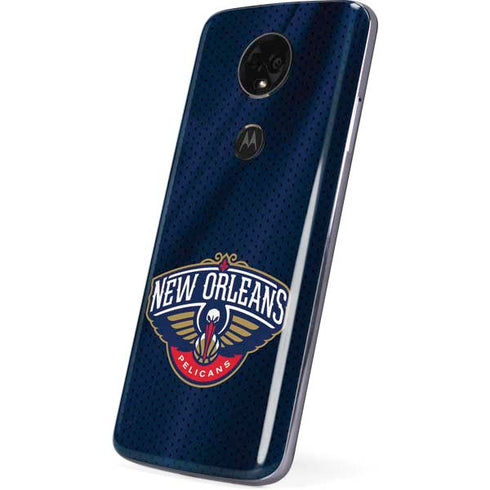NBA New Orleans Pelicans Jersey Moto E5 Plus Skin